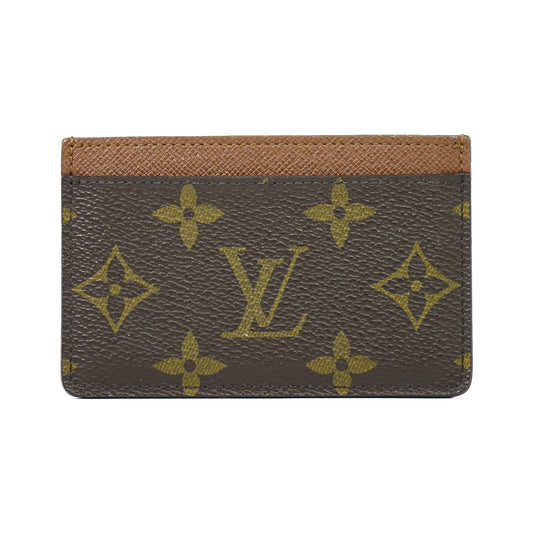 Louis Vuitton Card Holder Reverse Monogram Canvas, Brown, Canvas, Card Holder