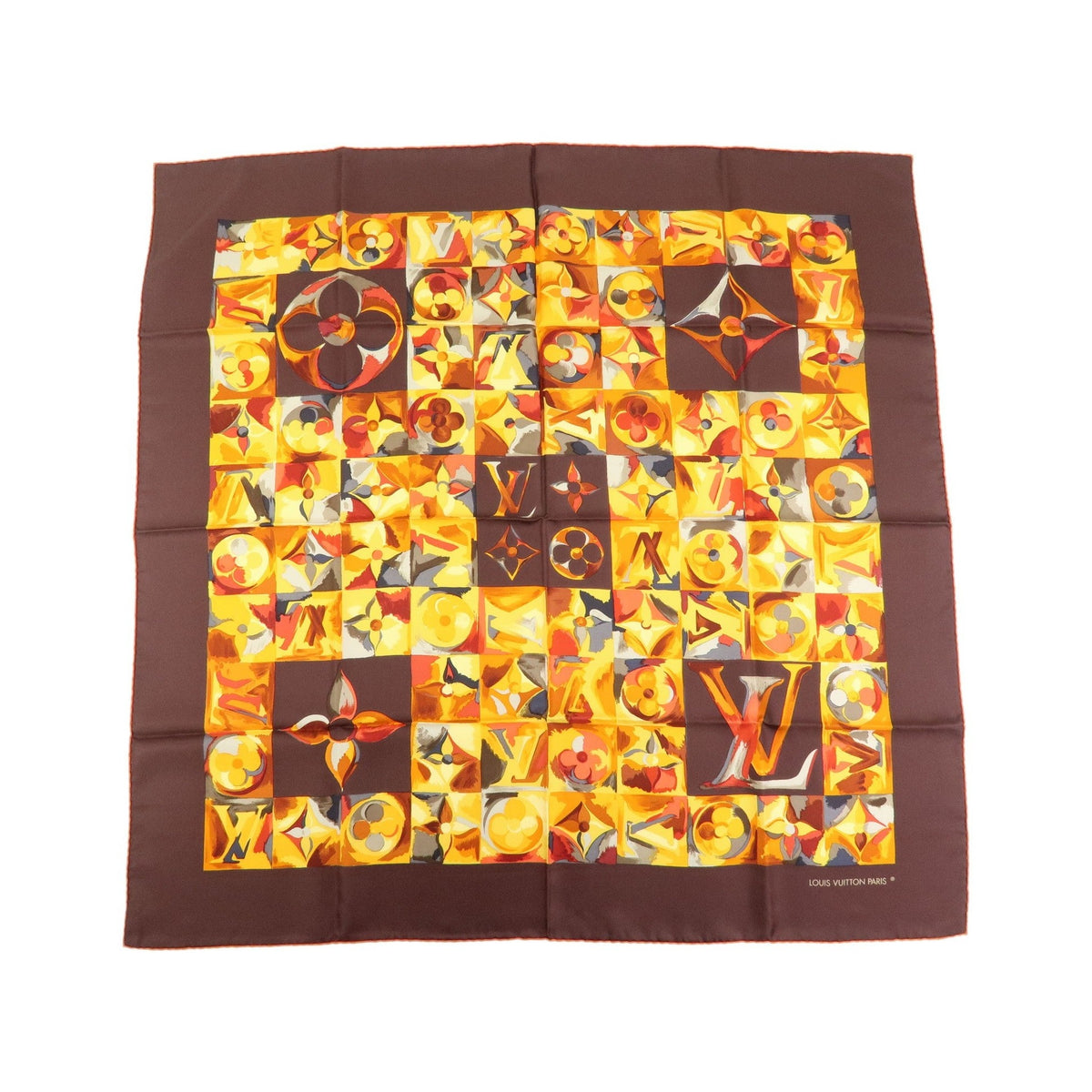 Louis Vuitton Carré Silk, Multicolour, Silk, Scarf