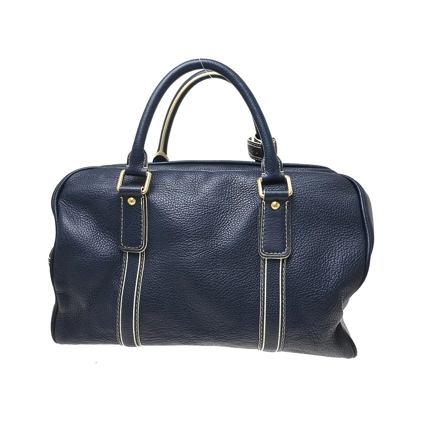 Louis Vuitton Carryall Leather, Blue, Leather, Travel Bag