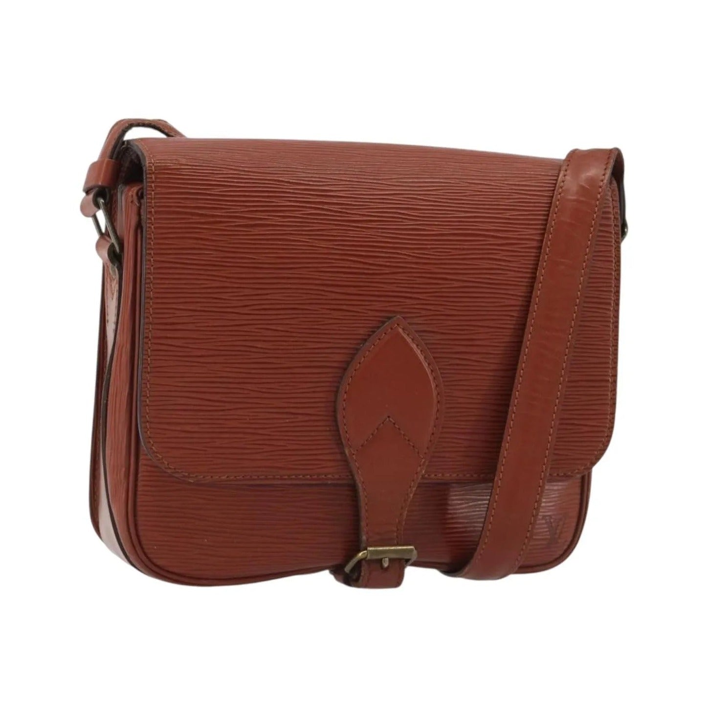 Louis Vuitton Cartouchiere Epi Leather, Brown, Leather, Shoulder Bag