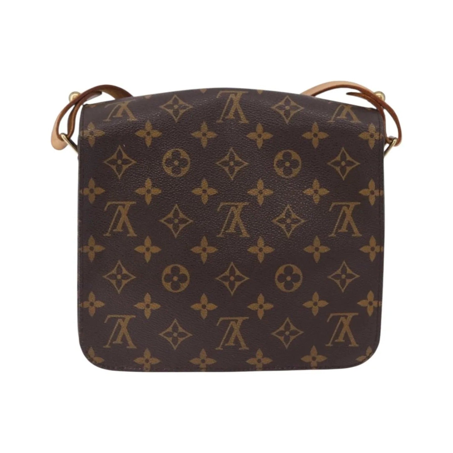 Louis Vuitton Cartouchiere Monogram, Brown, Canvas, Shoulder Bag