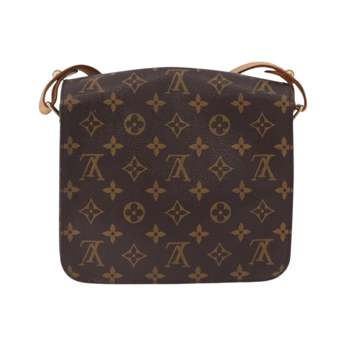 Louis Vuitton Cartouchiere Monogram, Brown, Canvas, Shoulder Bag
