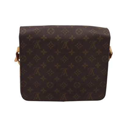 Louis Vuitton Cartouchiere Monogram, Brown, Canvas, Shoulder Bag