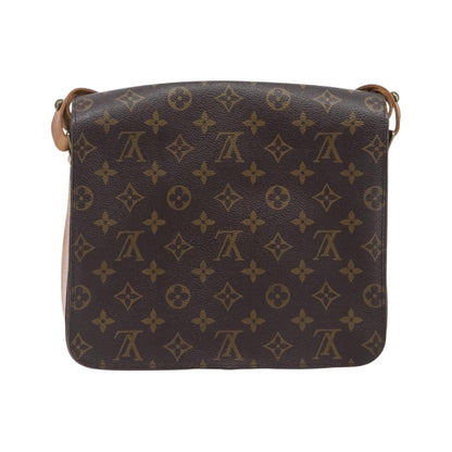 Louis Vuitton Cartouchiere Monogram Canvas, Brown, Canvas, Handbag