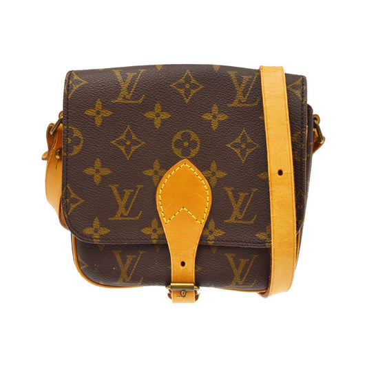 Louis Vuitton Cartouchiere Monogram Canvas, Brown, Canvas, Handbag