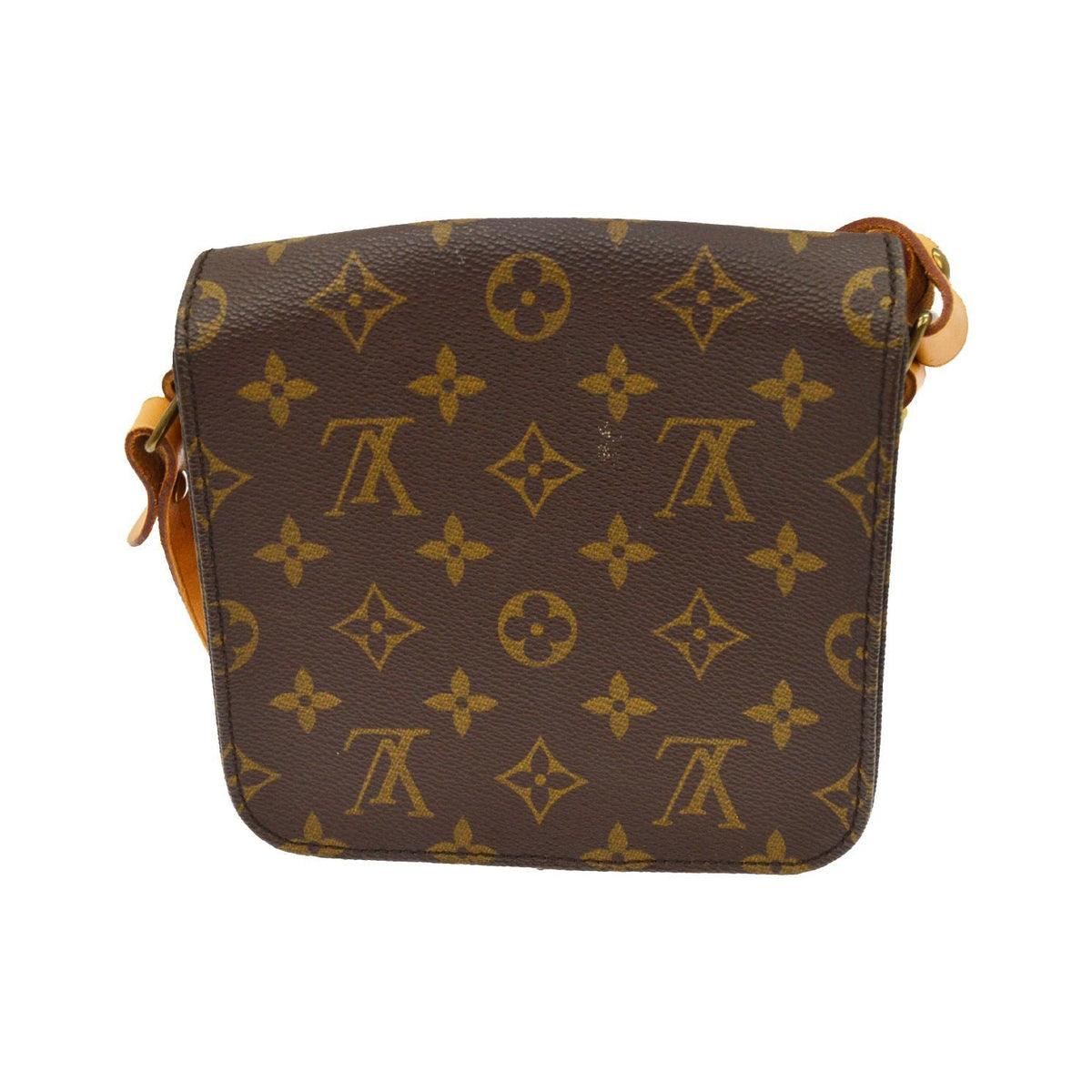 Louis Vuitton Cartouchiere Monogram Canvas, Brown, Canvas, Handbag
