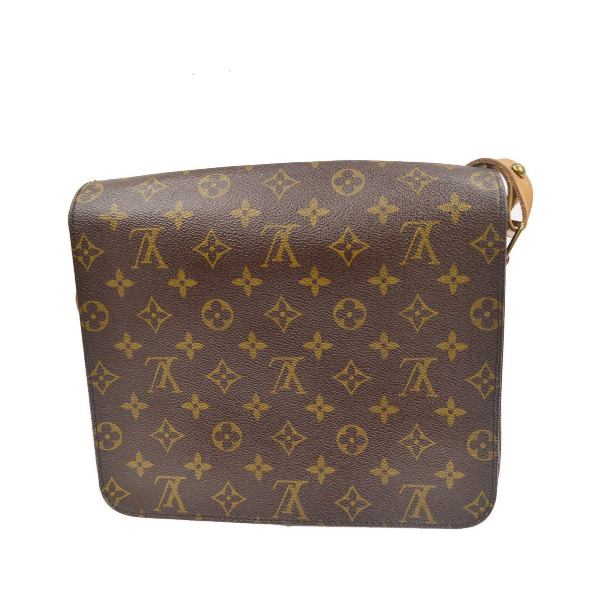 Louis Vuitton Cartouchiere Monogram Canvas, Brown, Canvas, Handbag