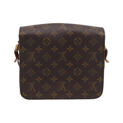 Louis Vuitton Cartouchiere Monogram Canvas, Brown, Canvas, Handbag