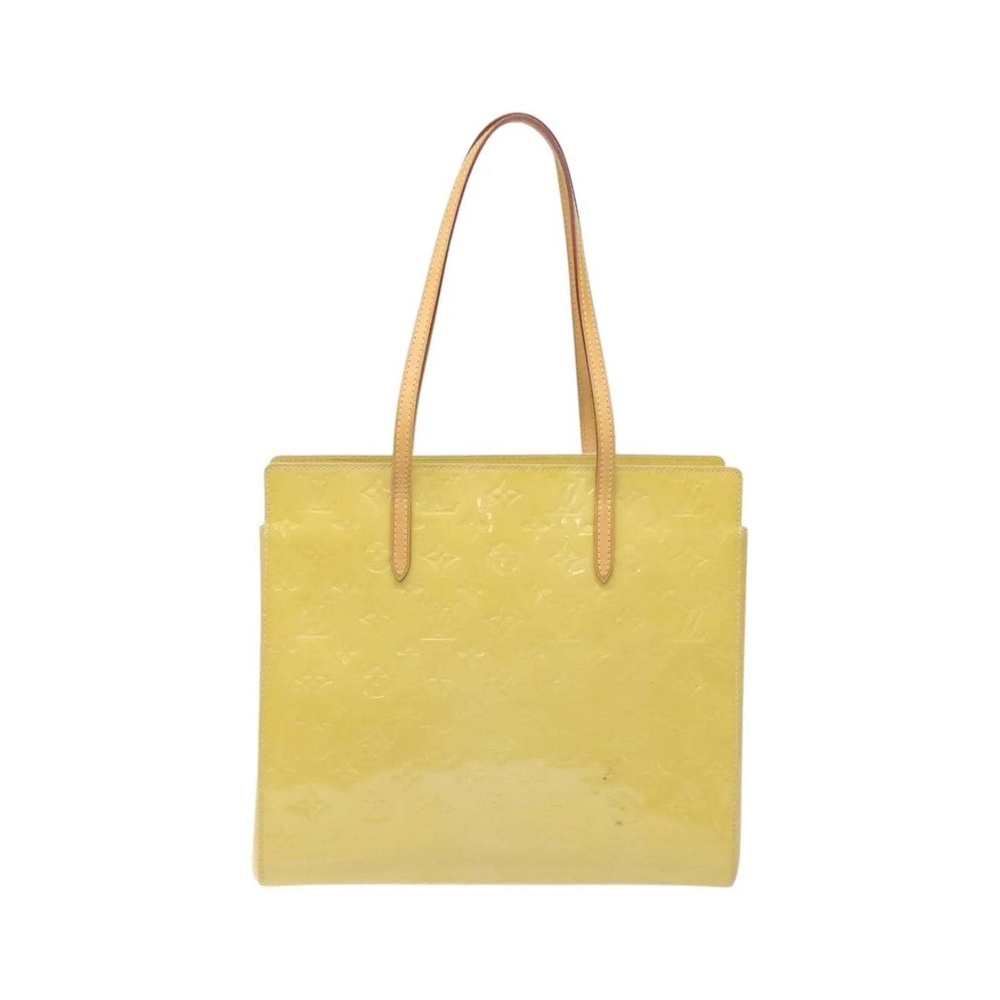 Louis Vuitton Catalina Monogram Vernis, Yellow, Patent Leather, Tote Bag