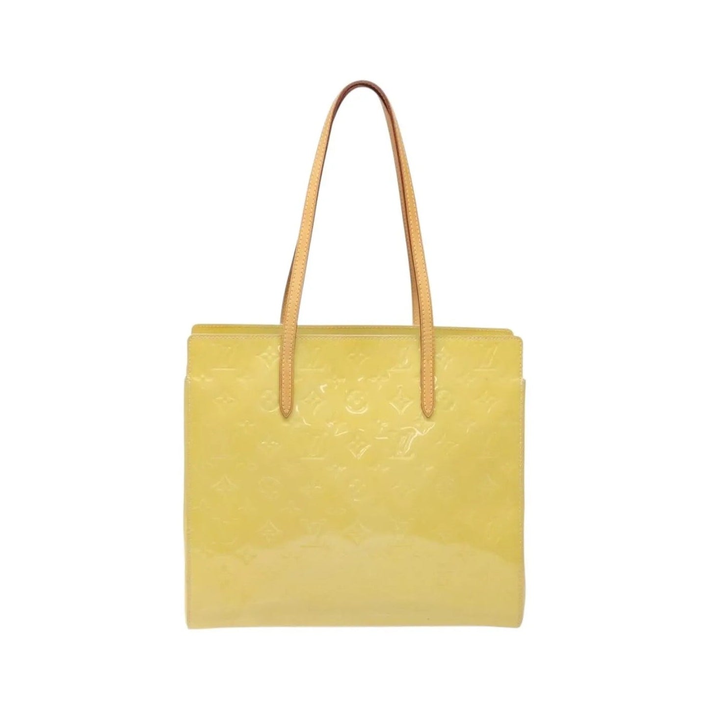 Louis Vuitton Catalina Monogram Vernis, Yellow, Patent Leather, Tote Bag