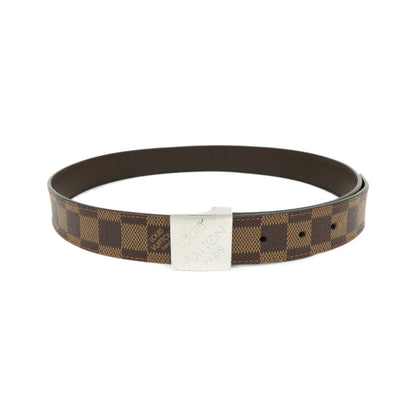 Louis Vuitton Ceinture Carre Belt Damier, Brown, Canvas, Belt