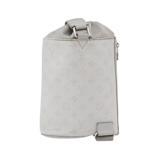 Louis Vuitton Chalk Sling Limited Edition Logo Story Monogram Canvas, Gray, Canvas, Handbag