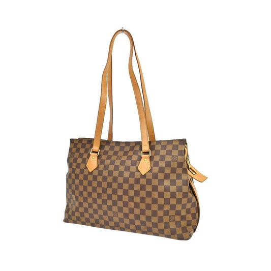 Louis Vuitton Chelsea Centenaire Damier, Brown, Canvas, Tote Bag