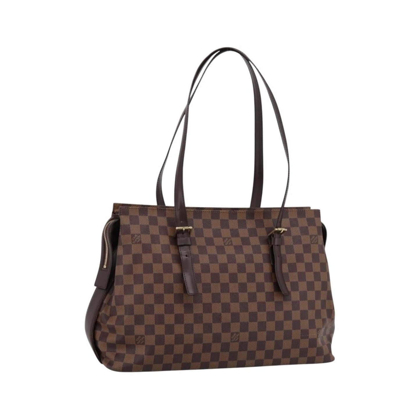 Louis Vuitton Chelsea Damier, Brown, Canvas, Handbag