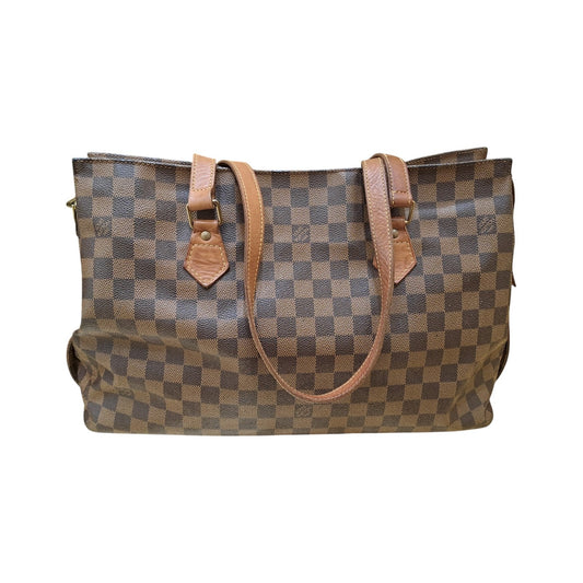 Louis Vuitton Chelsea Damier Ebene, Brown, Canvas, Tote Bag