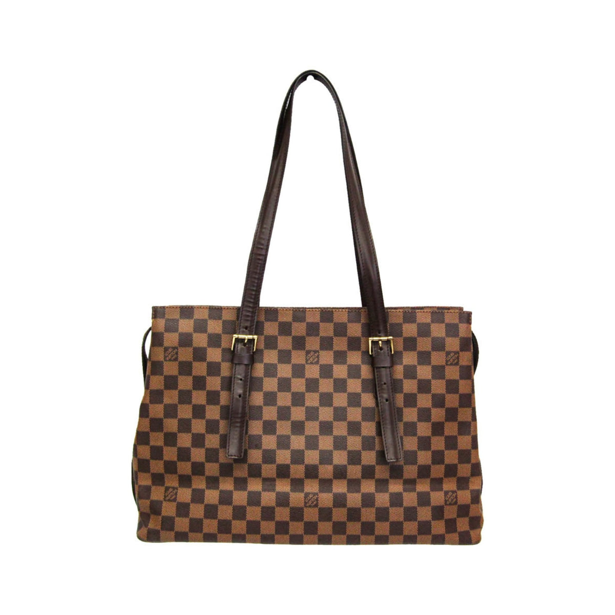 Louis Vuitton Chelsea Damier Ebene, Brown, Canvas, Tote Bag