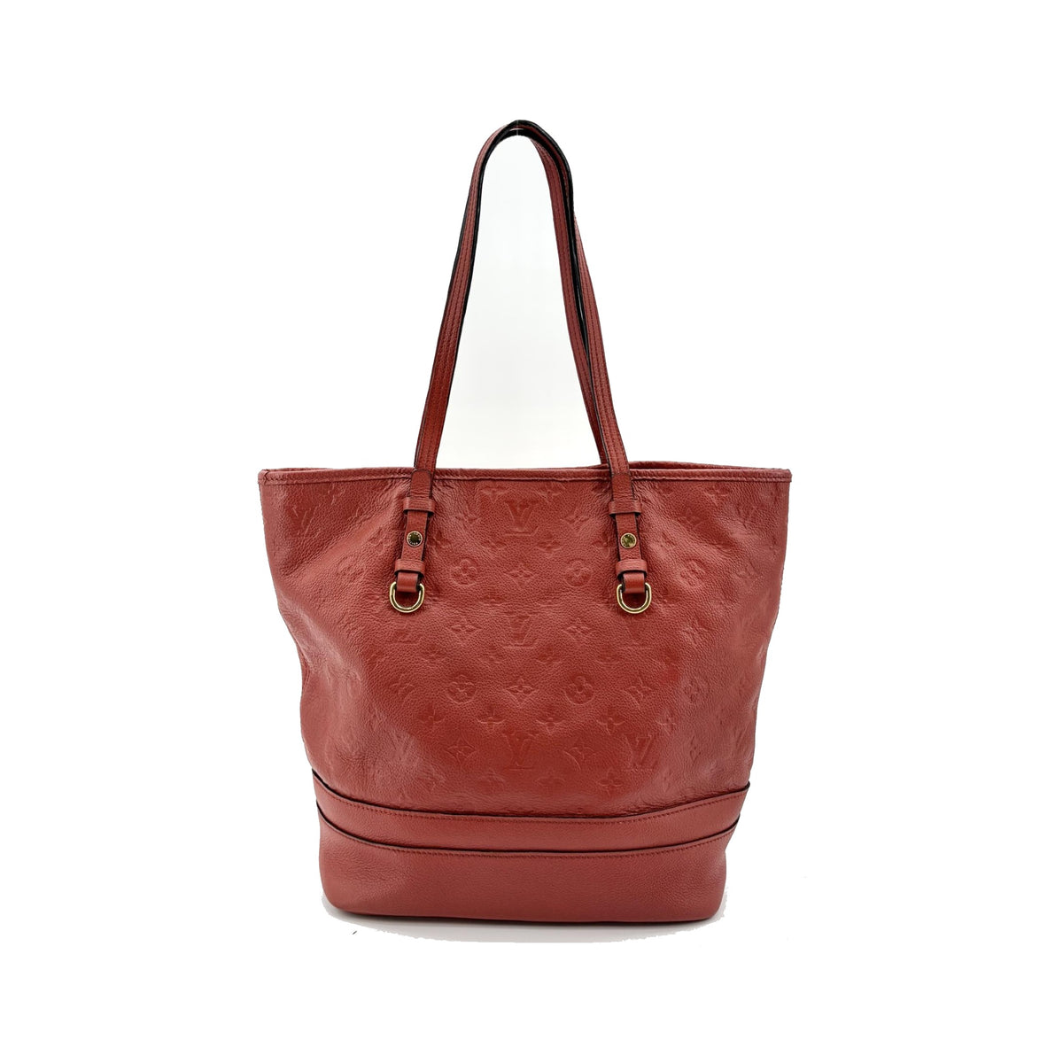 Louis Vuitton Citadine Monogram Empreinte Leather, Red, Leather, Handbag