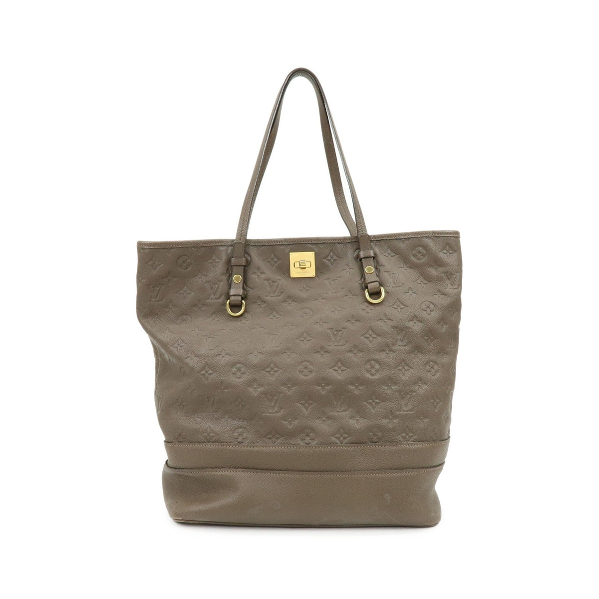 Louis Vuitton Citadine Monogram Empreinte Leather, Brown, Leather, Handbag
