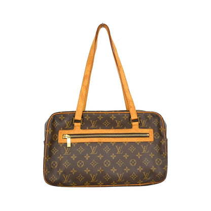 Louis Vuitton Cite Monogram Canvas, Brown, Canvas, Handbag