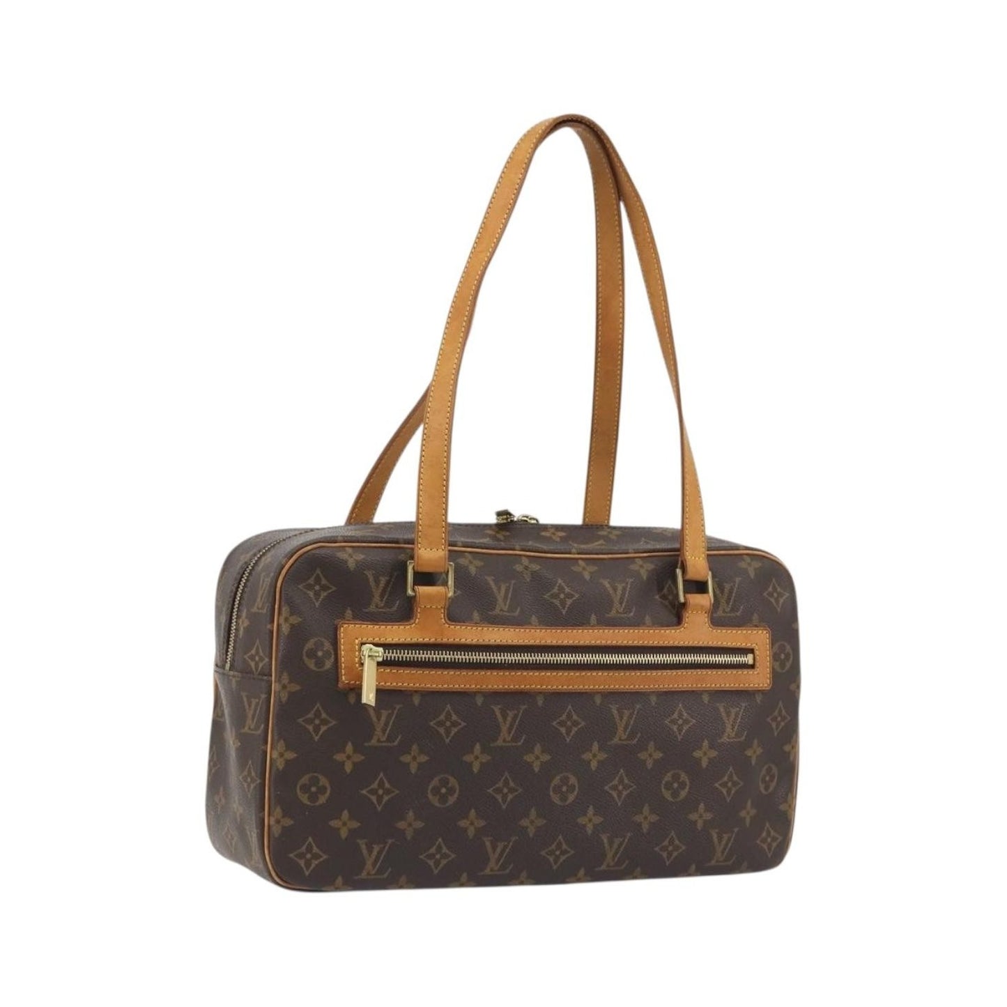 Louis Vuitton Cite Monogram Canvas, Brown, Canvas, Handbag