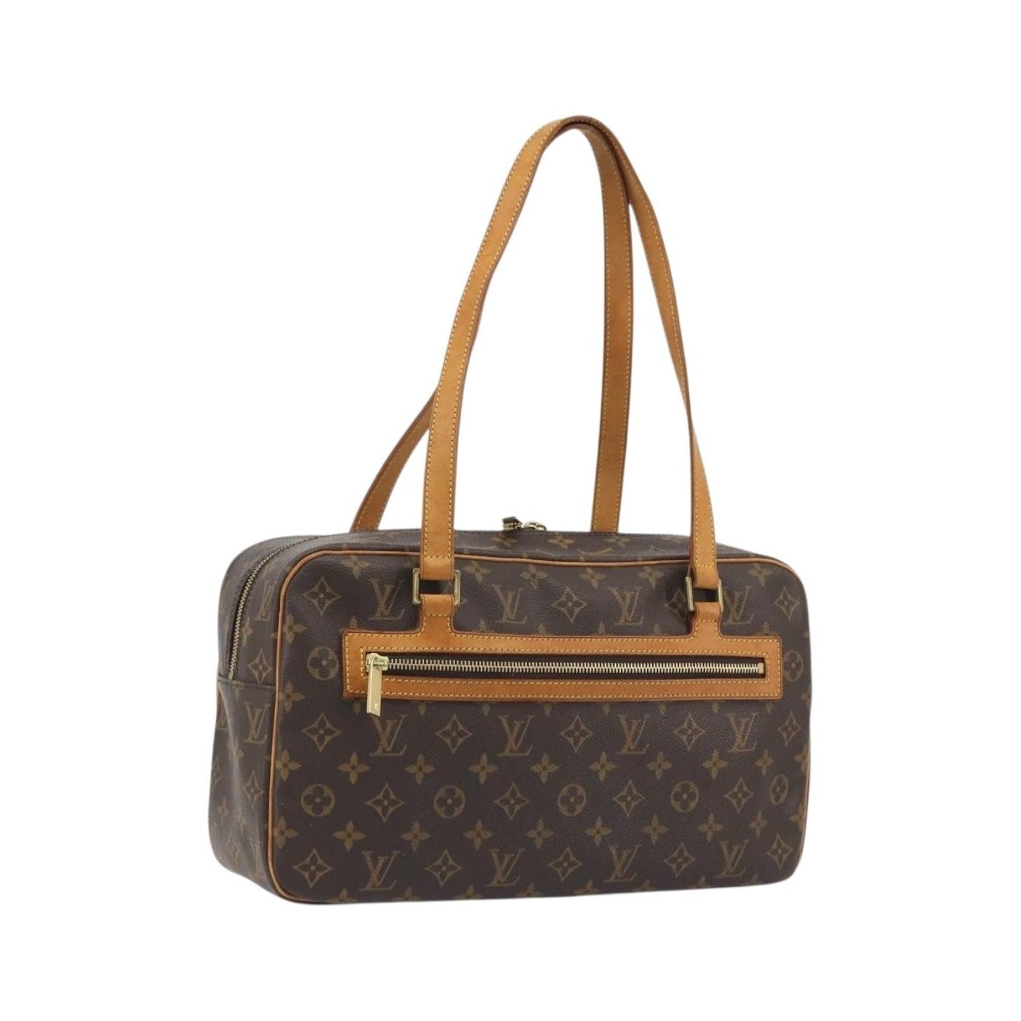 Louis Vuitton Cite Monogram Canvas, Brown, Canvas, Handbag