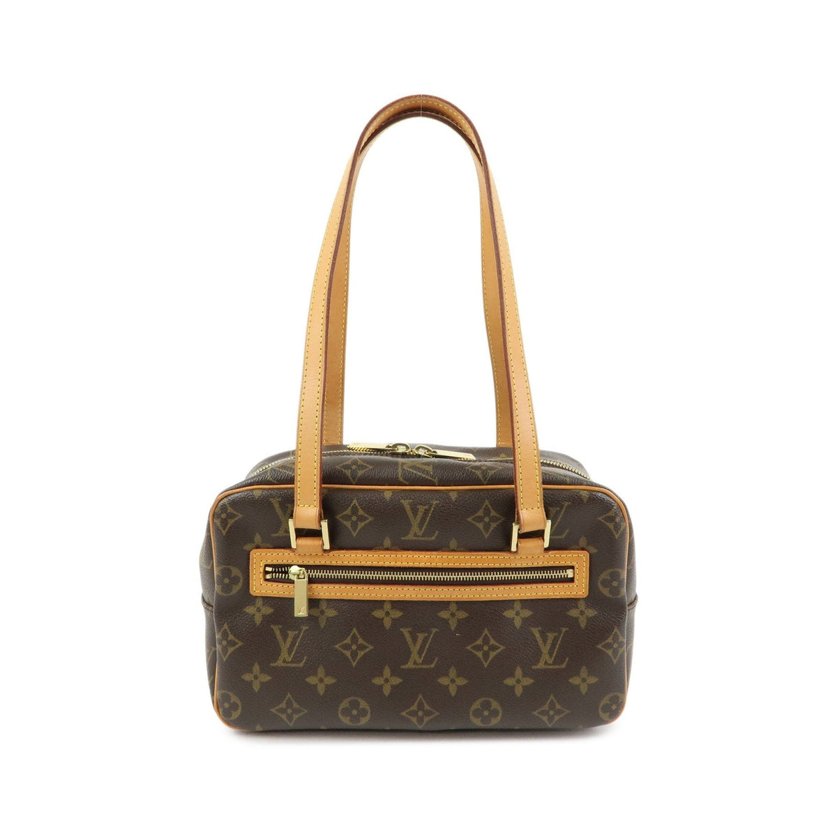 Louis Vuitton Cite Monogram Canvas, Brown, Canvas, Handbag