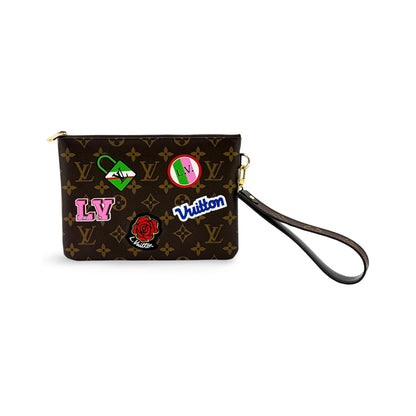 Louis Vuitton City Pouch Limited Edition Patches Monogram Canvas, Brown, Canvas, Clutch