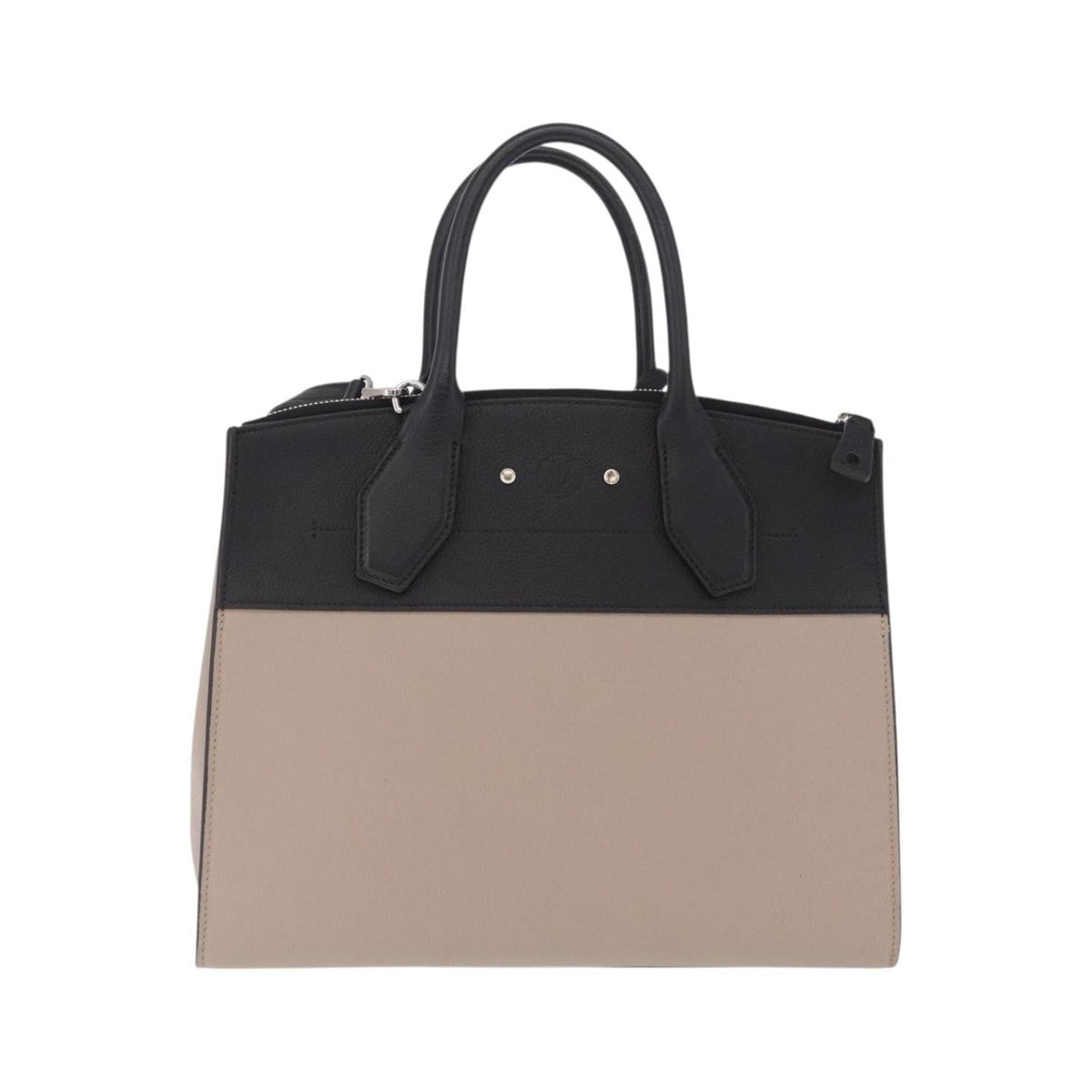 Louis Vuitton City Steamer Leather, Beige, Leather, Handbag