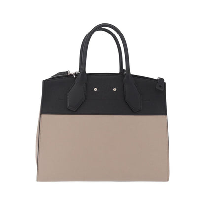 Louis Vuitton City Steamer Leather, Beige, Leather, Handbag