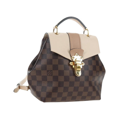 Louis Vuitton Clapton Backpack Damier and Leather, Brown, Canvas, Backpack