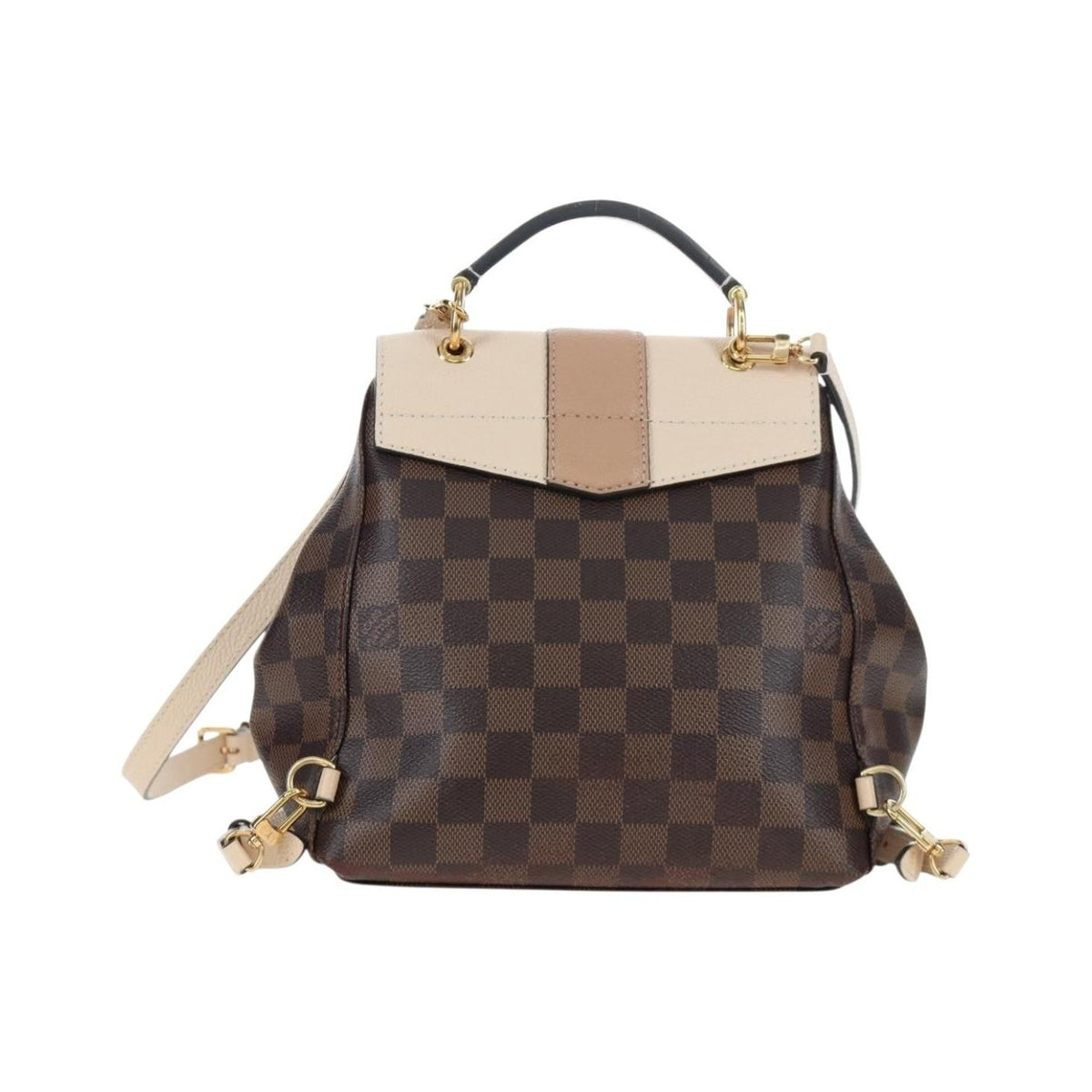 Louis Vuitton Clapton Backpack Damier and Leather, Brown, Canvas, Backpack