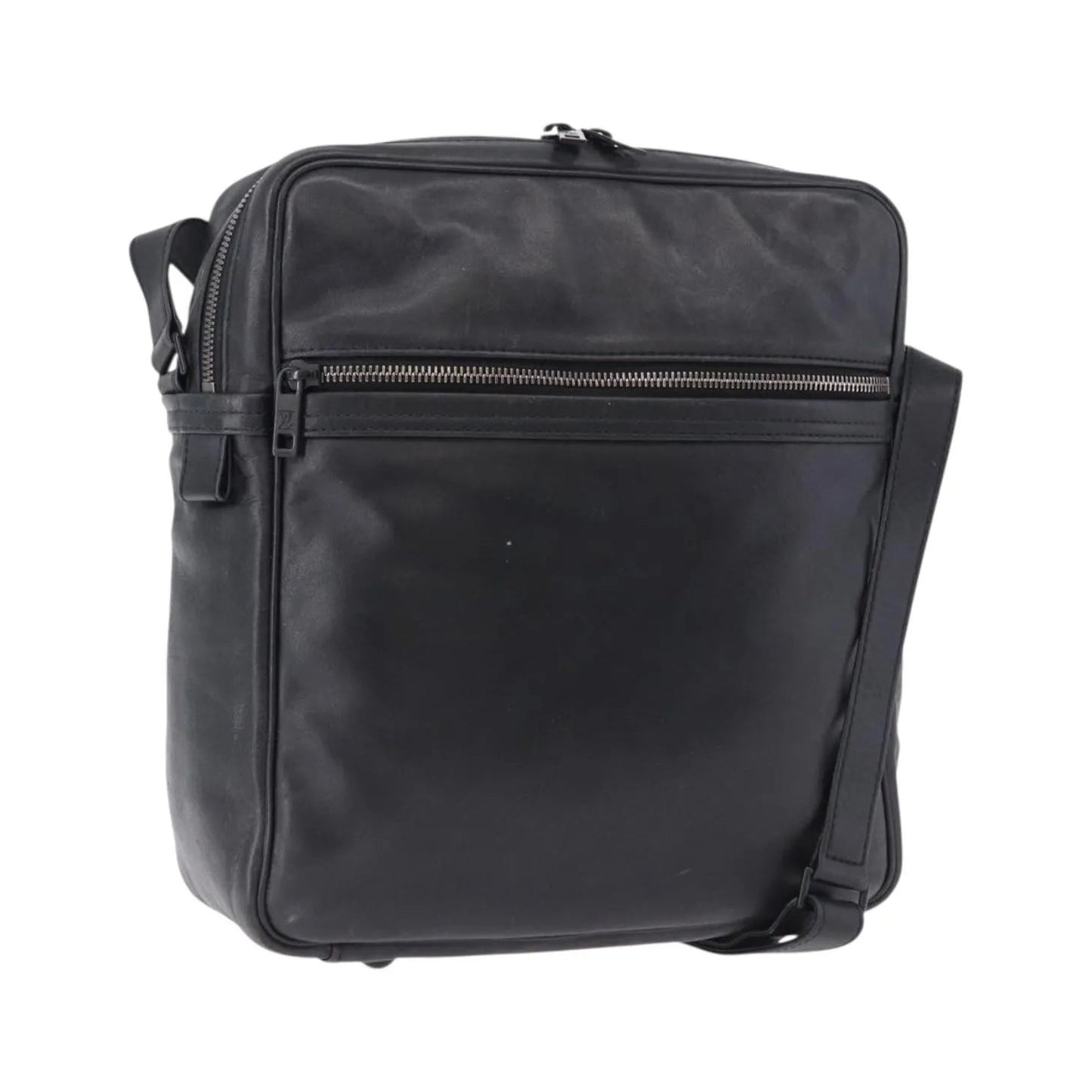 Louis Vuitton Clarkson Messenger Monogram Differ Leather, Black, Leather, Shoulder Bag