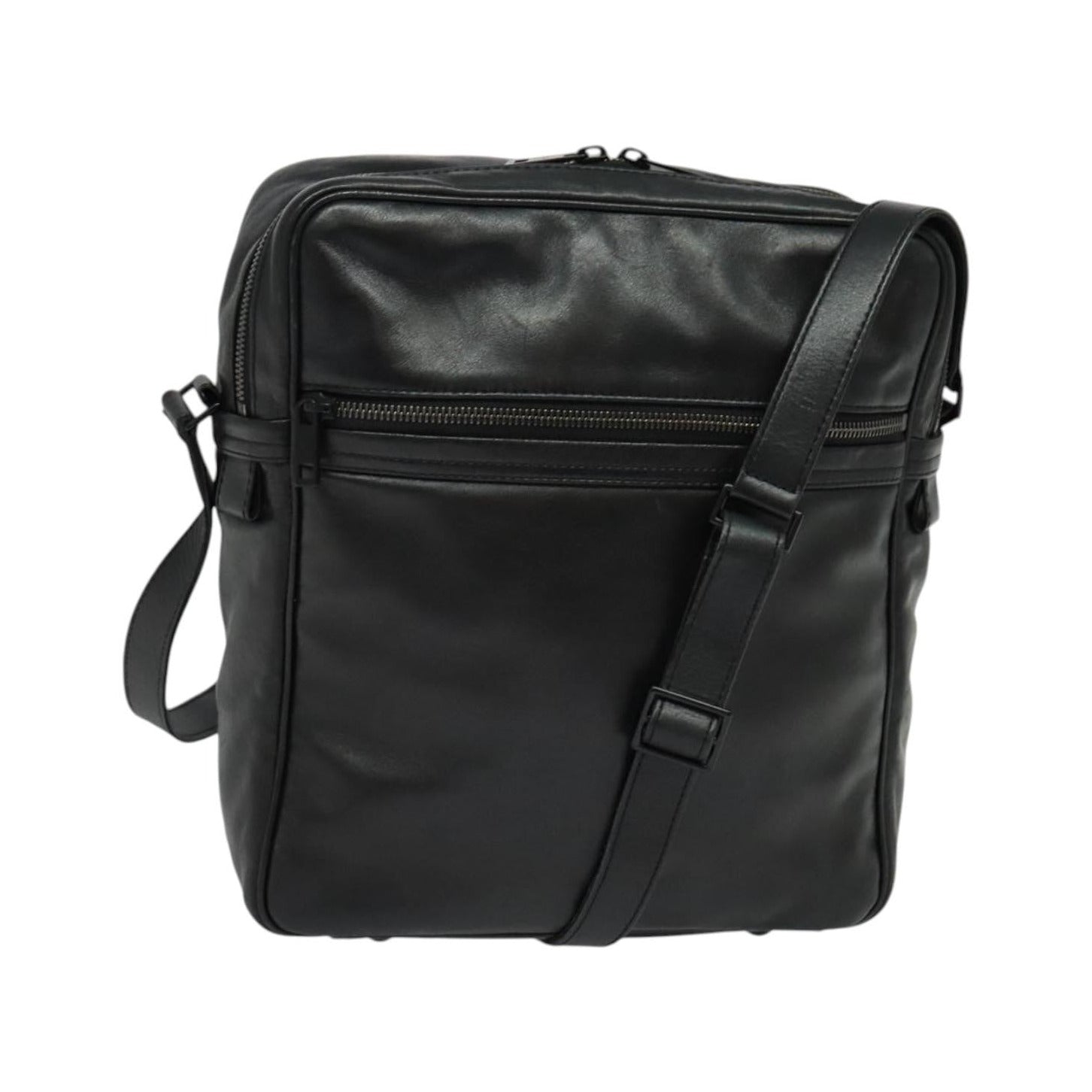 Louis Vuitton Clarkson Messenger Monogram Shadow Leather, Black, Leather, Crossbody Bag