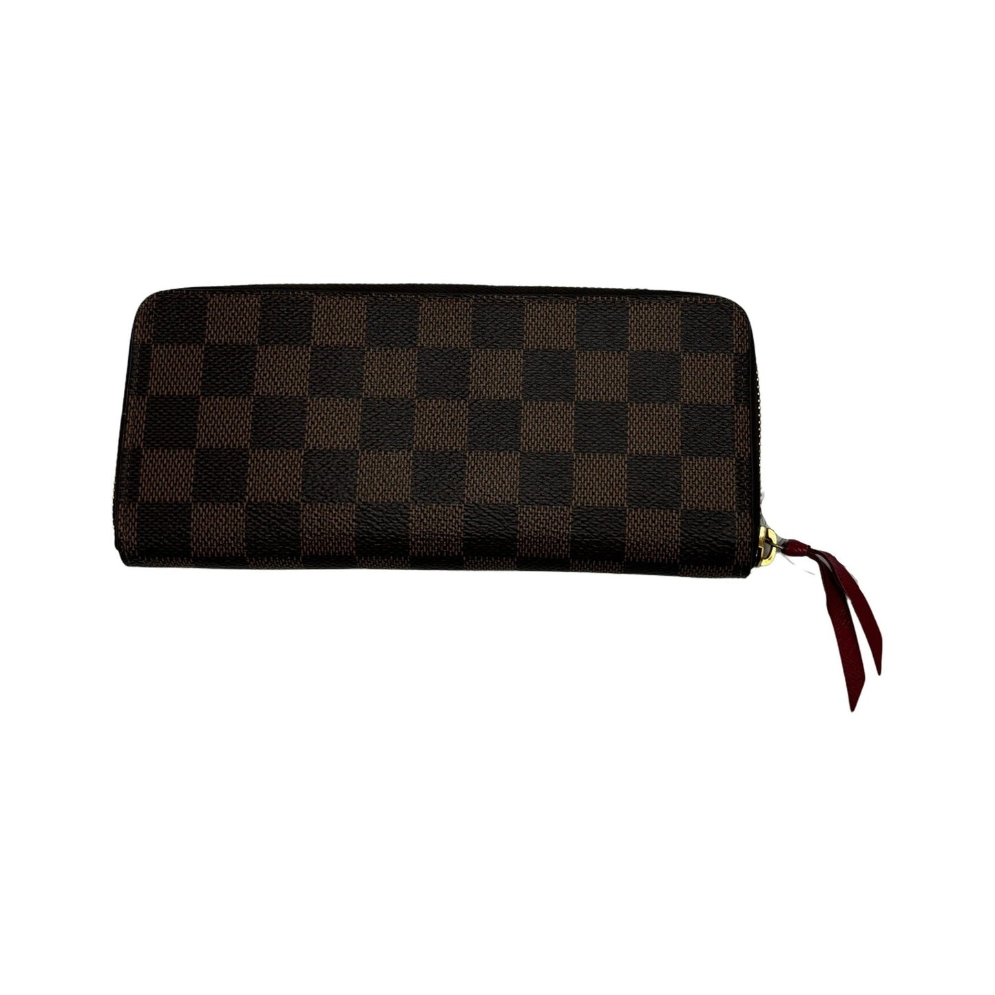 Louis Vuitton Clemence Damier Ébène, Brown, Canvas, Wallet