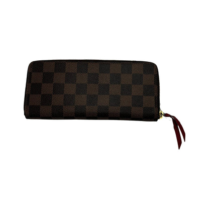 Louis Vuitton Clemence Damier Ébène, Brown, Canvas, Wallet