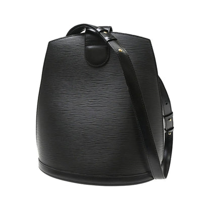 Louis Vuitton Cluny Epi, Black, Leather, Shoulder Bag