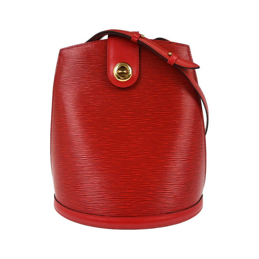 Louis Vuitton Cluny Epi, Red, Leather, Shoulder Bag