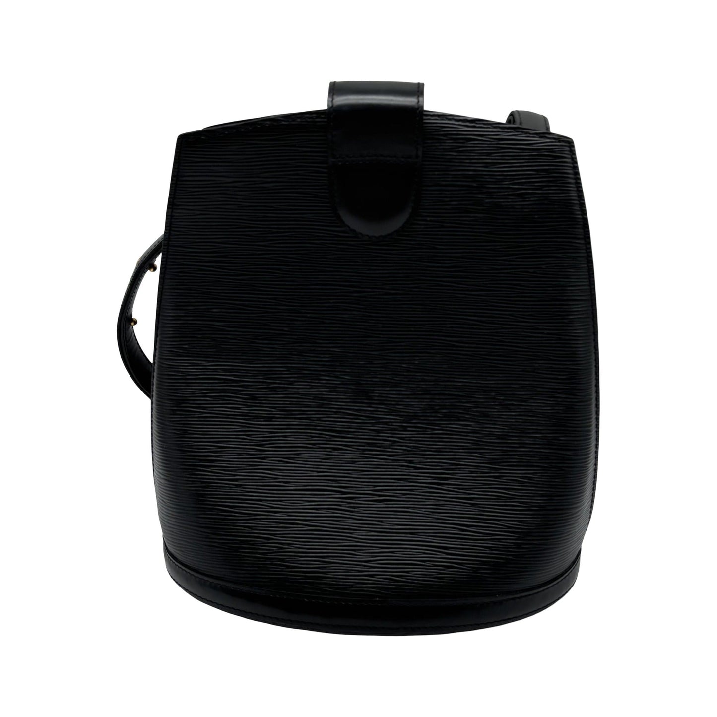 Louis Vuitton Cluny Epi, Black, Leather, Shoulder Bag