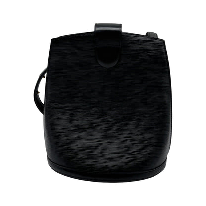 Louis Vuitton Cluny Epi, Black, Leather, Shoulder Bag