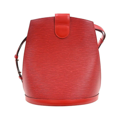 Louis Vuitton Cluny Epi Leather, Red, Leather, Shoulder Bag