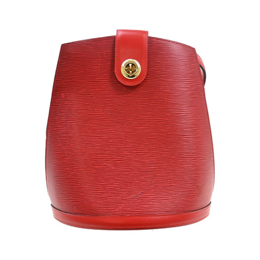 Louis Vuitton Cluny Epi Leather, Red, Leather, Shoulder Bag