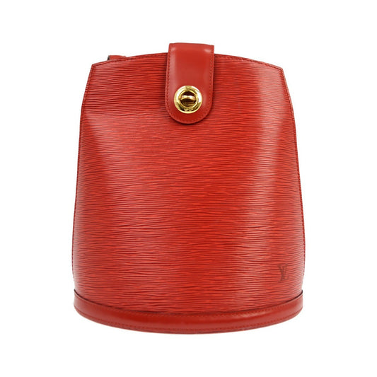 Louis Vuitton Cluny Epi Leather, Red, Leather, Shoulder Bag
