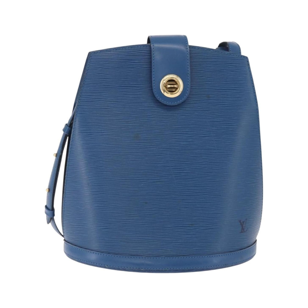 Louis Vuitton Cluny Epi Leather, Blue, Leather, Shoulder Bag
