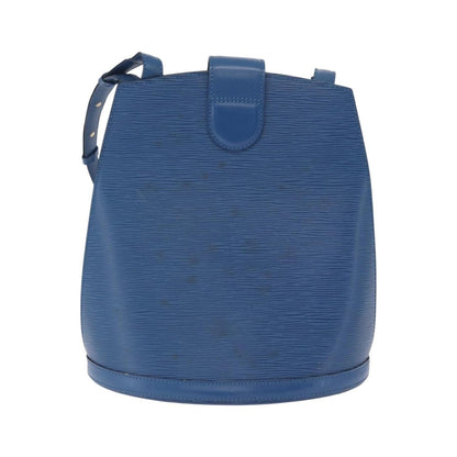 Louis Vuitton Cluny Epi Leather, Blue, Leather, Shoulder Bag
