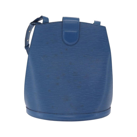 Louis Vuitton Cluny Epi Leather, Blue, Leather, Shoulder Bag