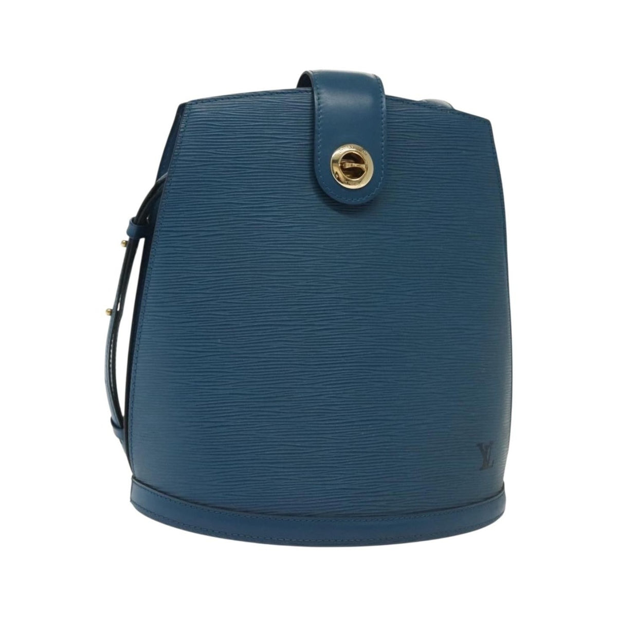 Louis Vuitton Cluny Epi Leather, Blue, Leather, Shoulder Bag