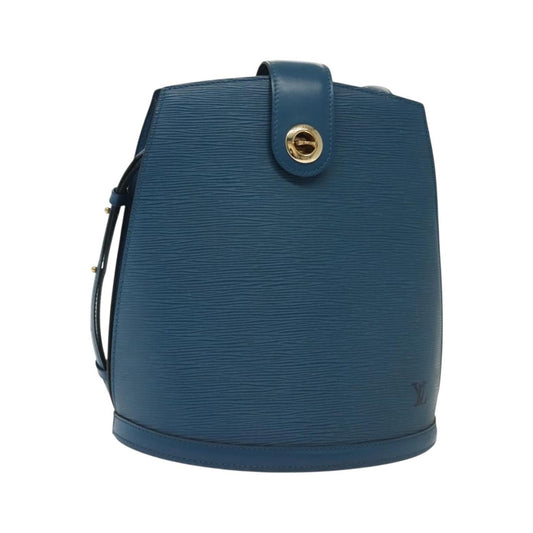 Louis Vuitton Cluny Epi Leather, Blue, Leather, Shoulder Bag