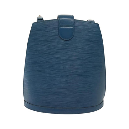 Louis Vuitton Cluny Epi Leather, Blue, Leather, Shoulder Bag