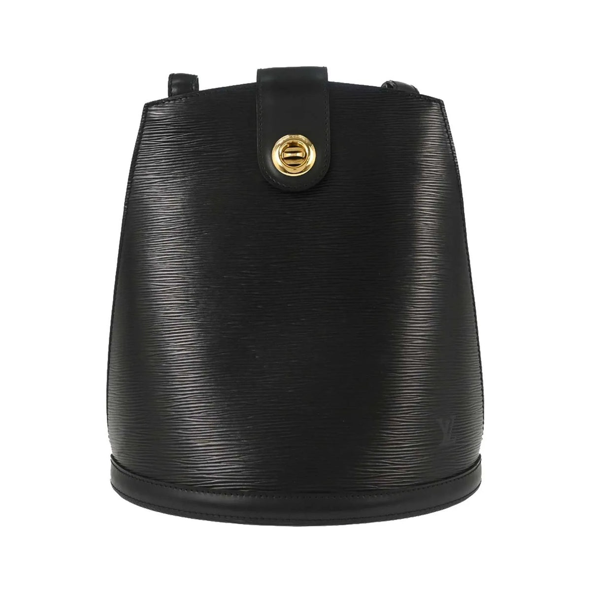 Louis Vuitton Cluny Leather, Black, Leather, Shoulder Bag