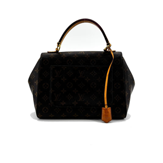 Louis Vuitton Cluny Top Handle Monogram Canvas, Brown, Canvas, Handbag